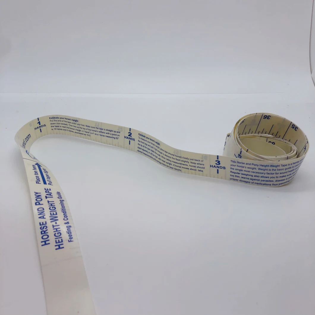 Customized PVC Animal Pony Horse Weight Measure Tape