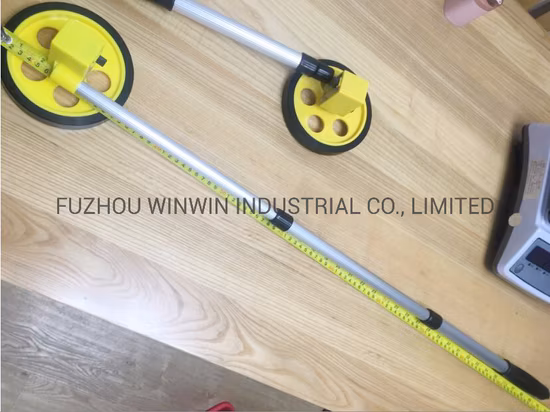 Roda de medição do medidor de distância de caminhada de 4 polegadas com faixa de medição de 0 a 1000 m (WW-DMW202)